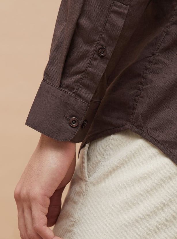 CODE Solid Regular Fit Shirt