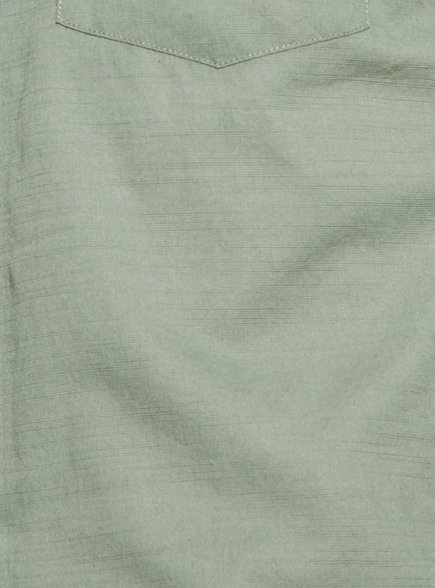 CODE Solid Regular Fit Shirt