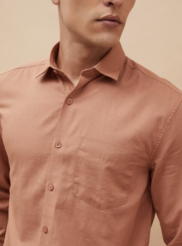 CODE Solid Regular Fit Shirt