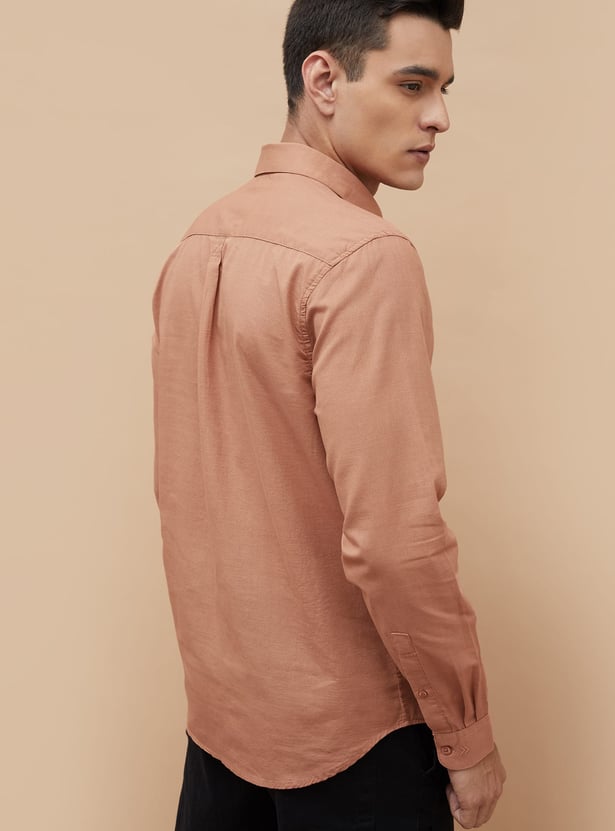 CODE Solid Regular Fit Shirt