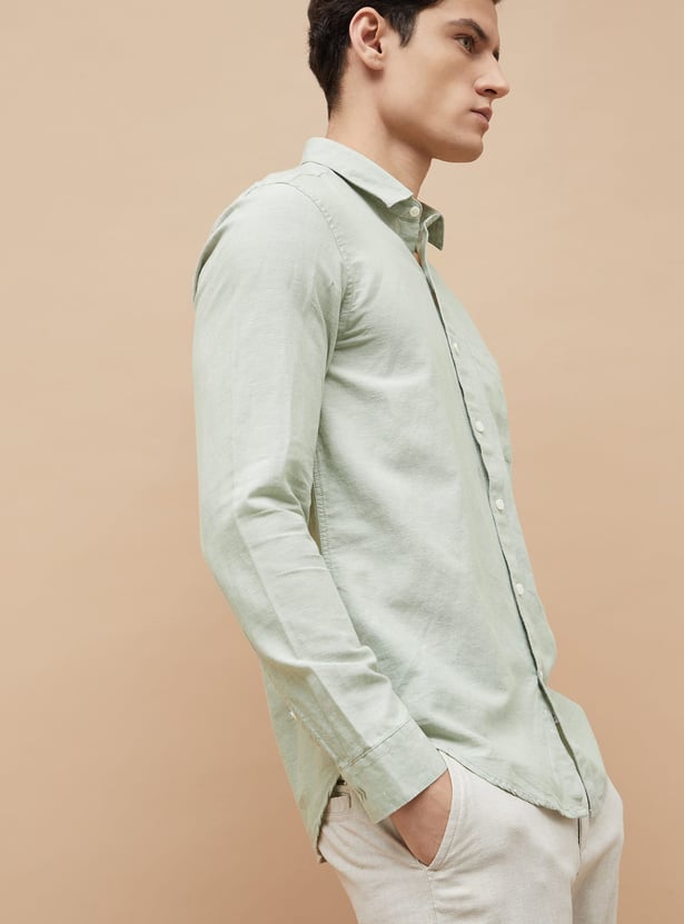CODE Solid Regular Fit Shirt