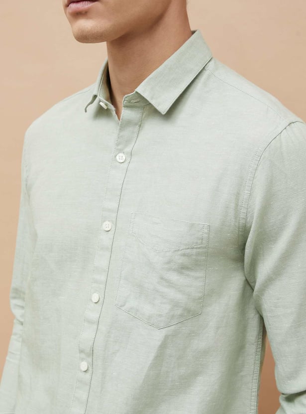 CODE Solid Regular Fit Shirt