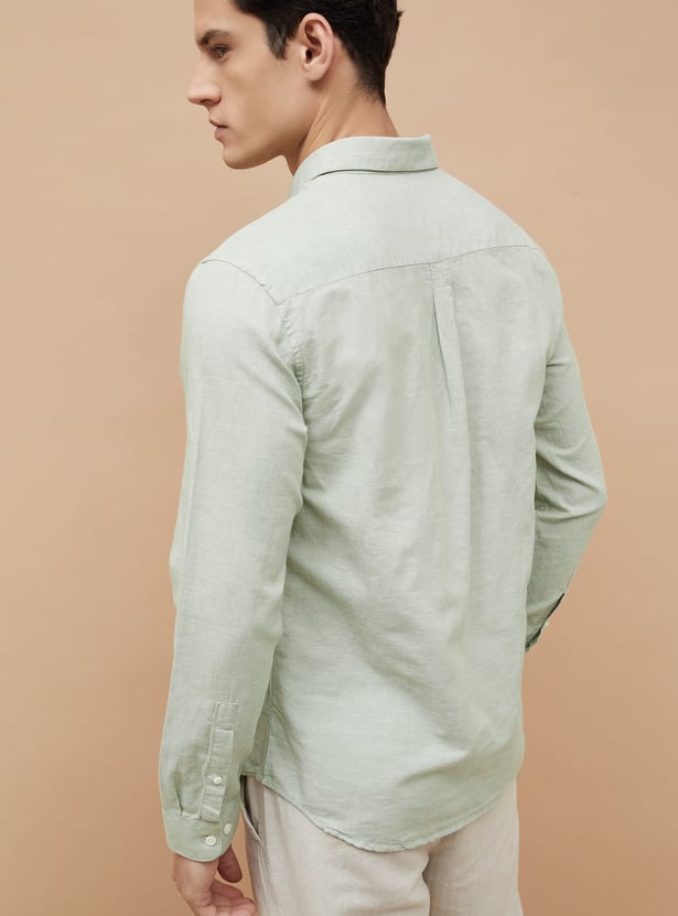 CODE Solid Regular Fit Shirt