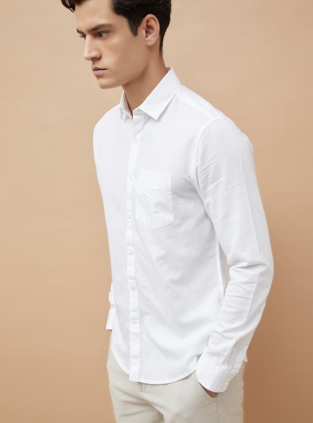 CODE Solid Regular Fit Shirt