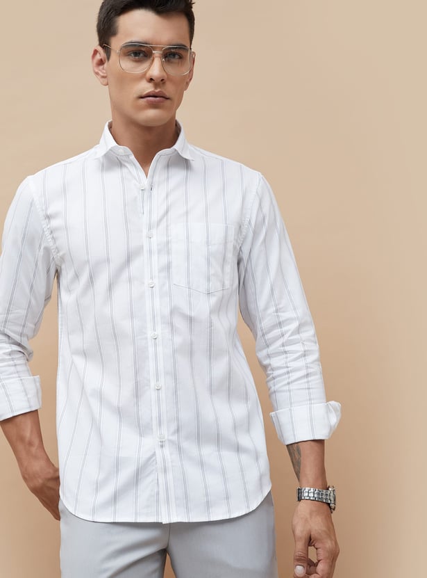 Buy CODE Striped Regular Fit Shirt from CODE at just INR 1699.0