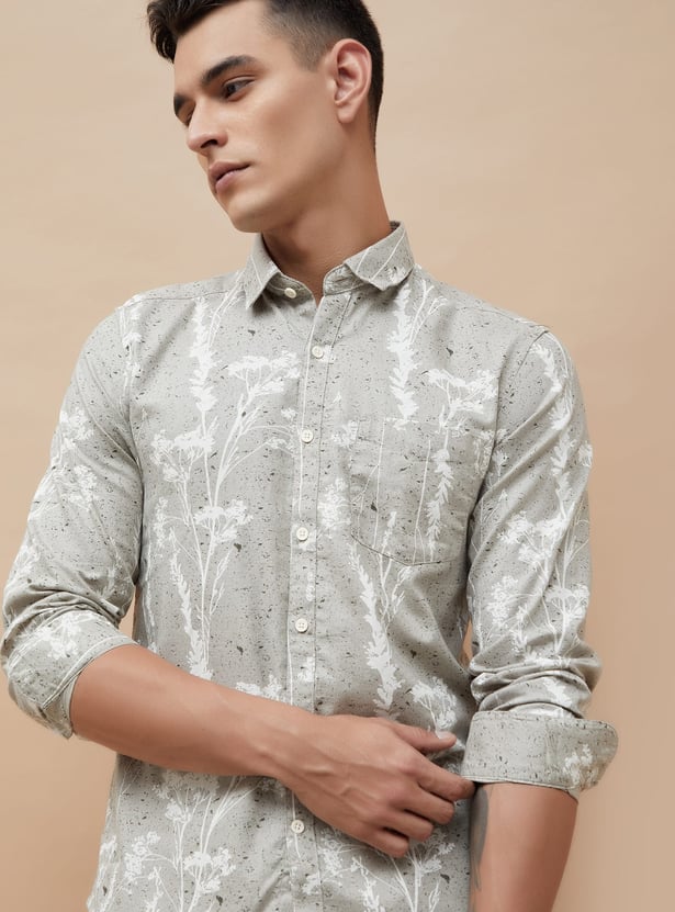 CODE Printed Regular Fit Casual Shirt