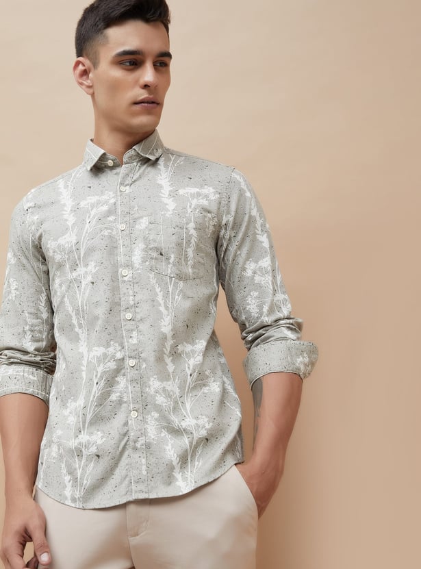 CODE Printed Regular Fit Casual Shirt