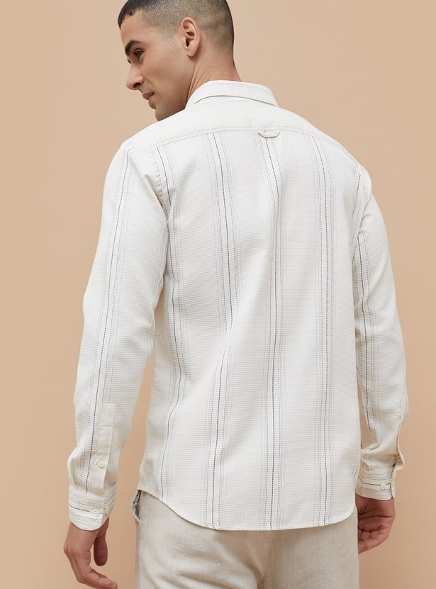 CODE Striped Slim Fit Shirt