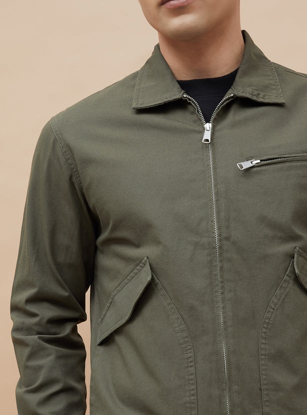 FORCA Solid Jacket with Flap Pockets
