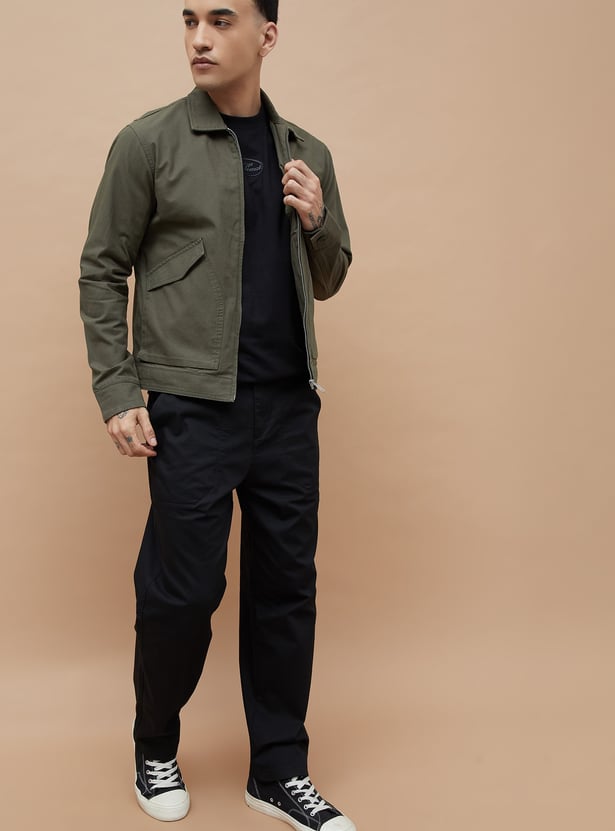 FORCA Solid Jacket with Flap Pockets