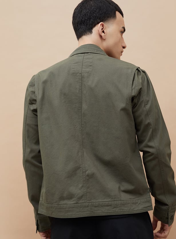 FORCA Solid Jacket with Flap Pockets