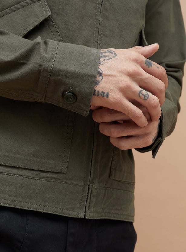FORCA Solid Jacket with Flap Pockets