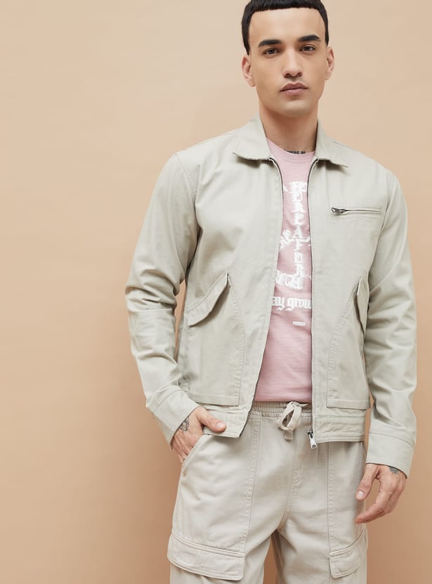 FORCA Solid Jacket with Flap Pockets