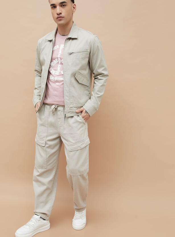 FORCA Solid Jacket with Flap Pockets