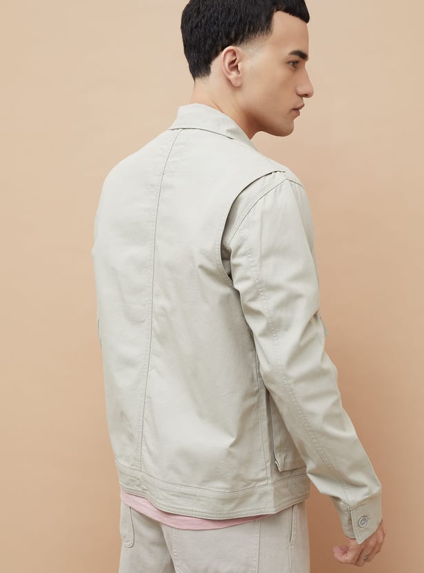 FORCA Solid Jacket with Flap Pockets