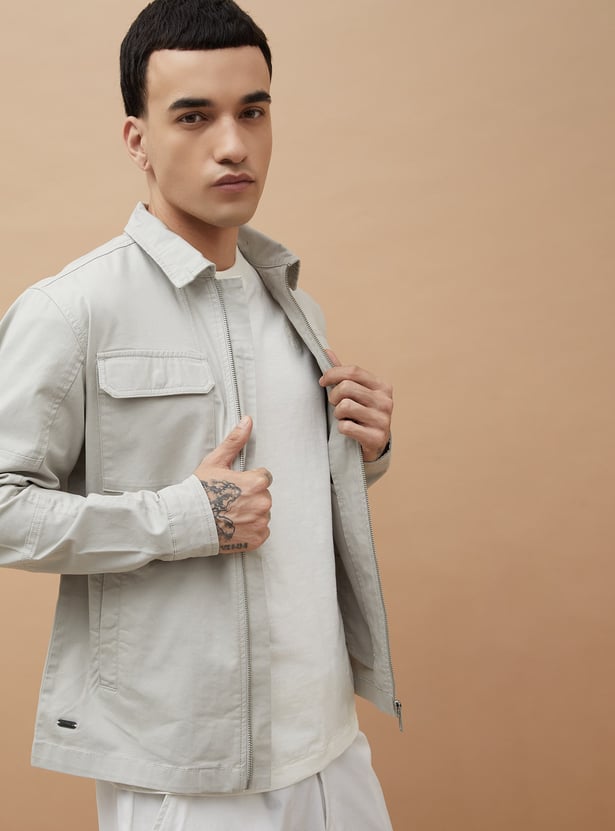 FORCA Solid Regular Fit Jacket