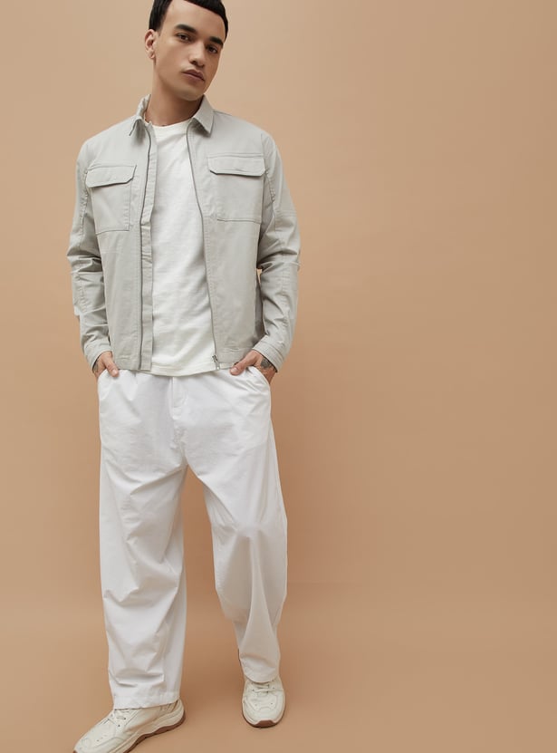 FORCA Solid Regular Fit Jacket
