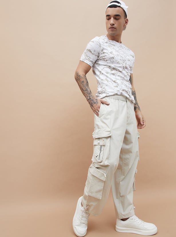 FORCA NXT Solid Regular Fit Parachute Pants