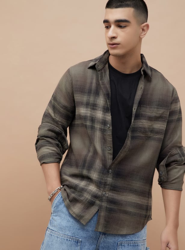 FORCA Checked Regular Fit Shirt