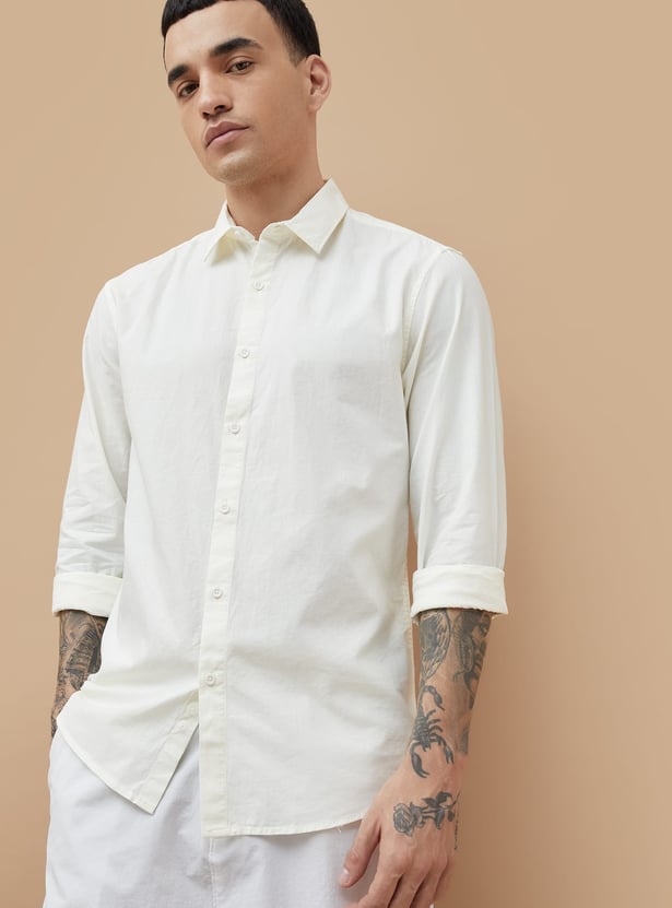 FORCA Textured Regular Fit Shirt