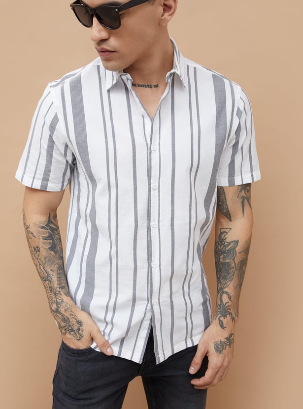 FORCA Striped Regular Fit Shirt