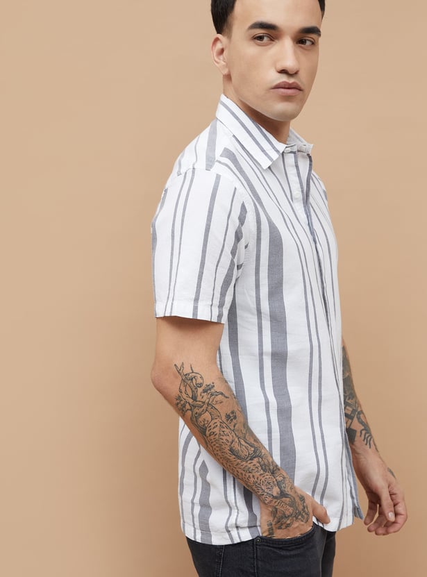 FORCA Striped Regular Fit Shirt
