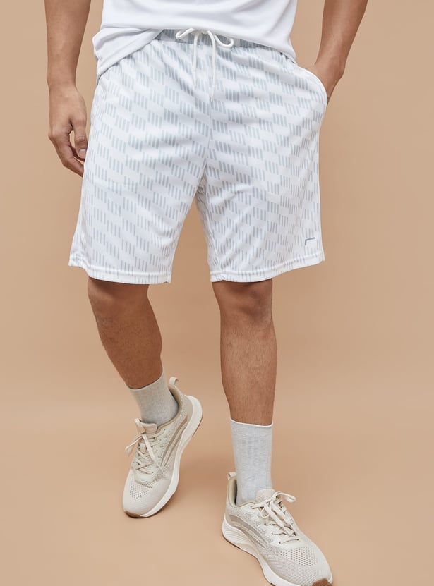 FAME FOREVER ACTIVE Printed Elasticated Shorts