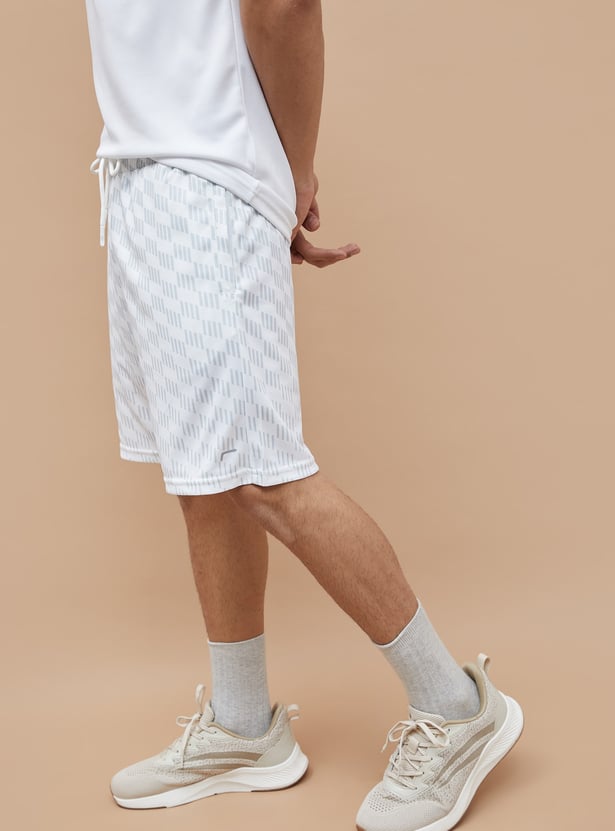 FAME FOREVER ACTIVE Printed Elasticated Shorts