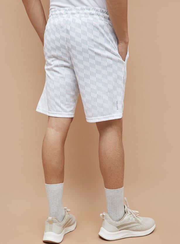 FAME FOREVER ACTIVE Printed Elasticated Shorts