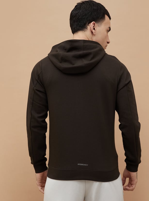 KAPPA Solid Zip Through Hoodie