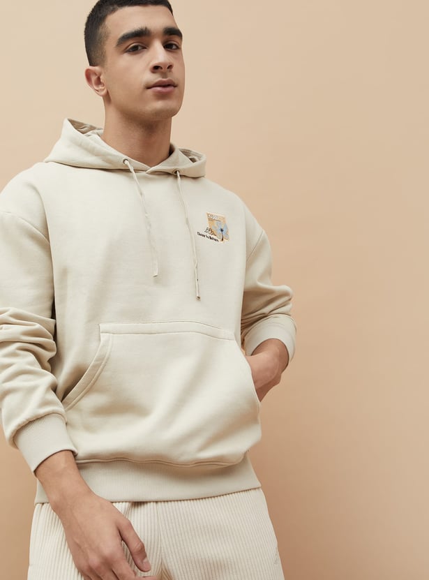 KAPPA Embroidered Hooded Sweatshirt