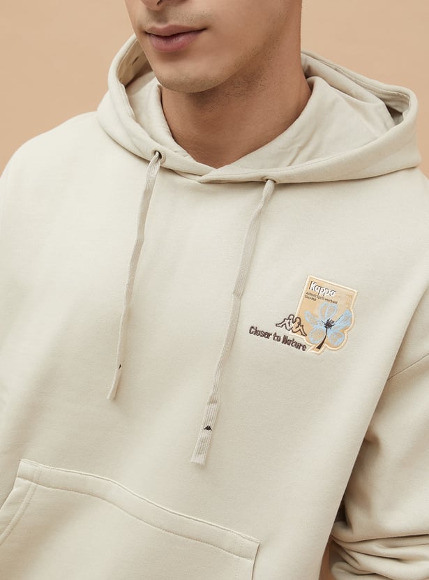 KAPPA Embroidered Hooded Sweatshirt