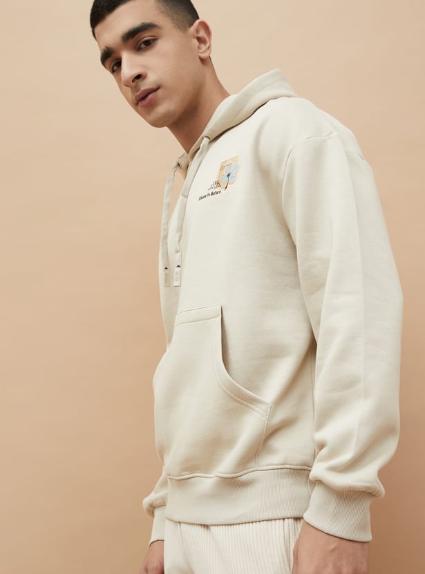 KAPPA Embroidered Hooded Sweatshirt