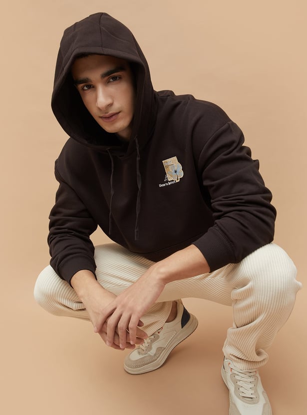 KAPPA Embroidered Hooded Sweatshirt