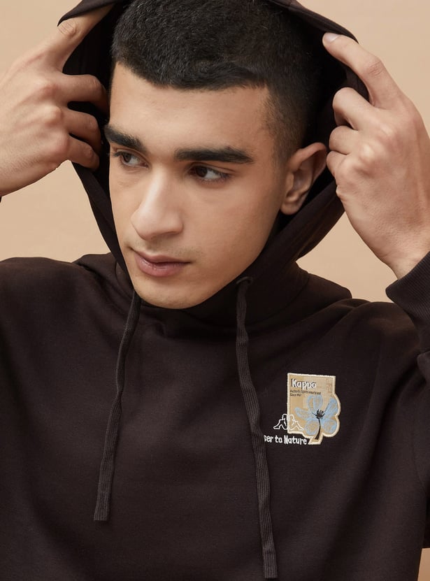 KAPPA Embroidered Hooded Sweatshirt