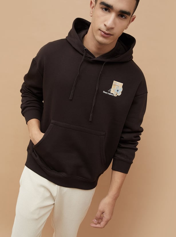 KAPPA Embroidered Hooded Sweatshirt