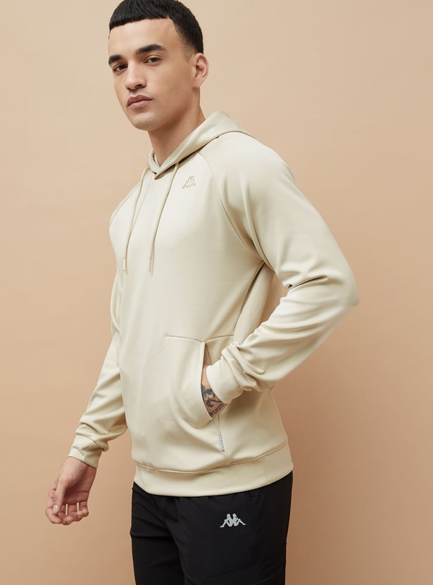 KAPPA Solid Hooded Active Sweatshirt
