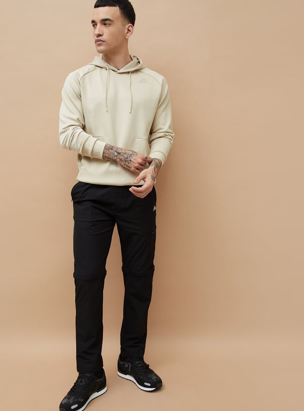 KAPPA Solid Hooded Active Sweatshirt