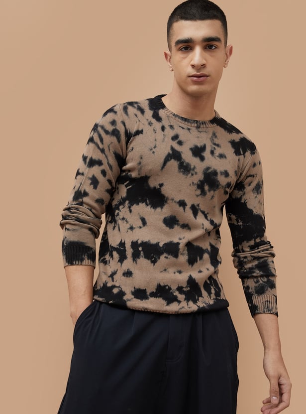 FORCA Tie & Dye Knit Sweater