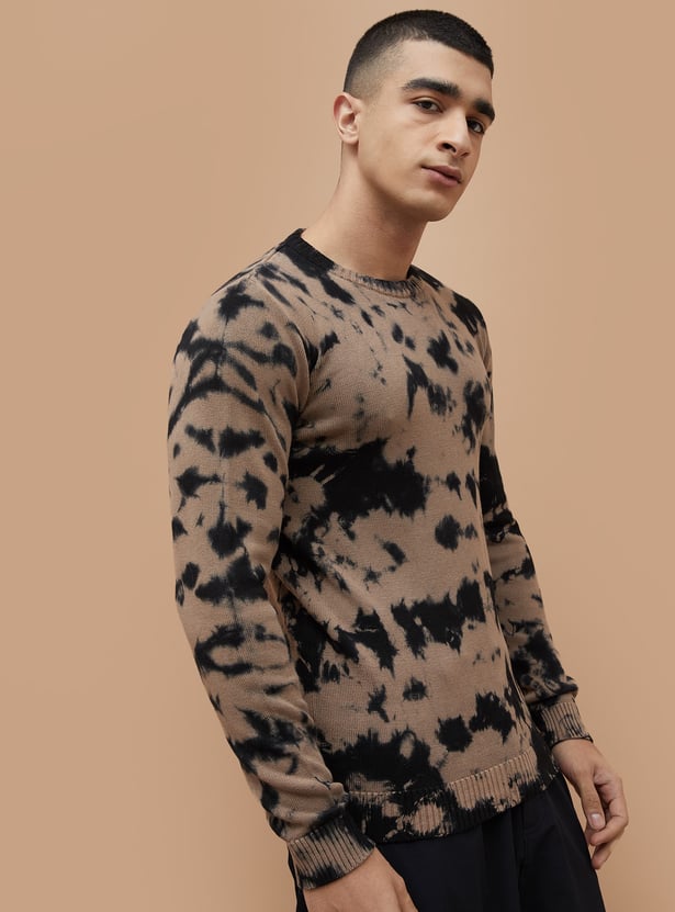 FORCA Tie & Dye Knit Sweater