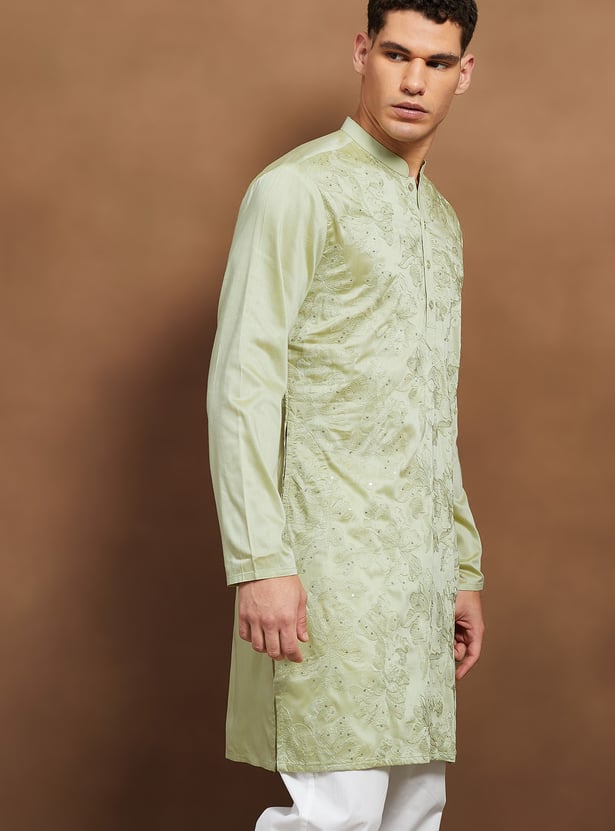 MELANGE Embroidered Long Kurta