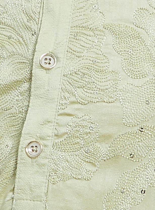 MELANGE Embroidered Long Kurta