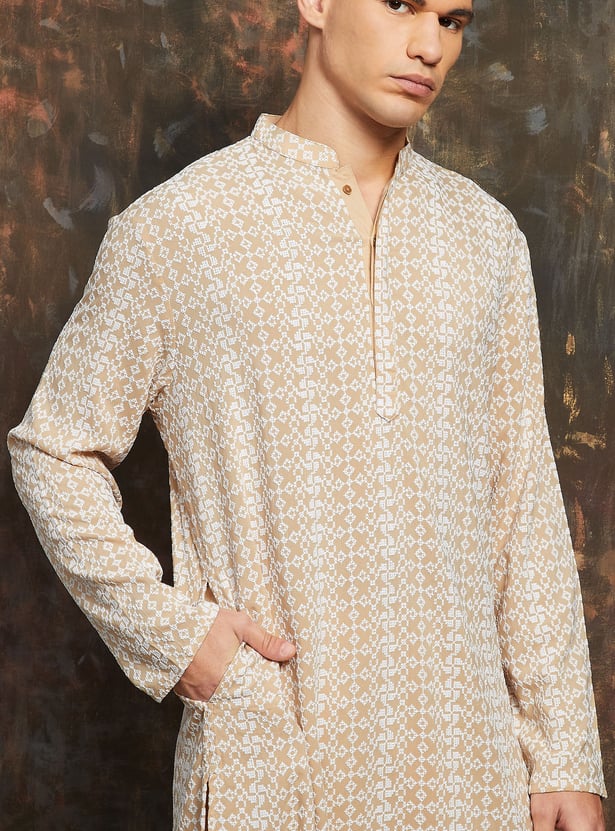 MELANGE Embroidered Long Kurta