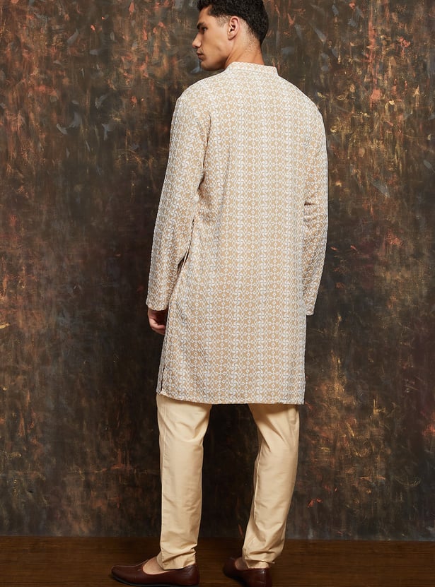 MELANGE Embroidered Long Kurta