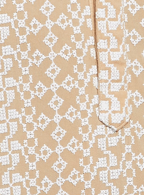 MELANGE Embroidered Long Kurta