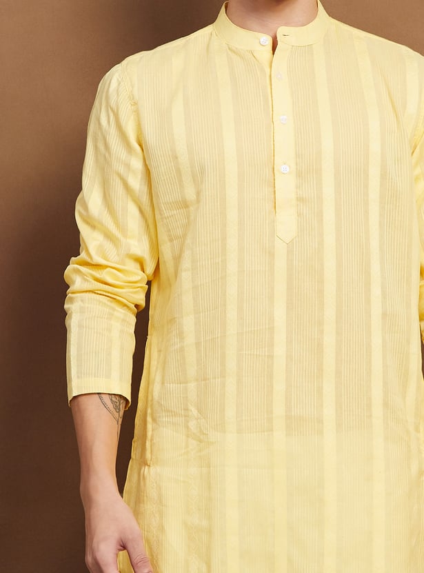 MELANGE Woven Long Kurta