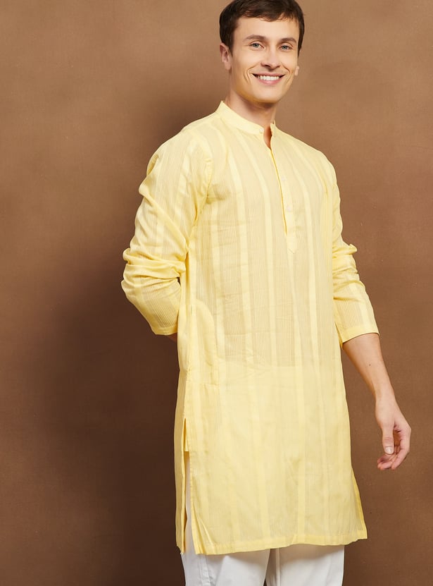 MELANGE Woven Long Kurta