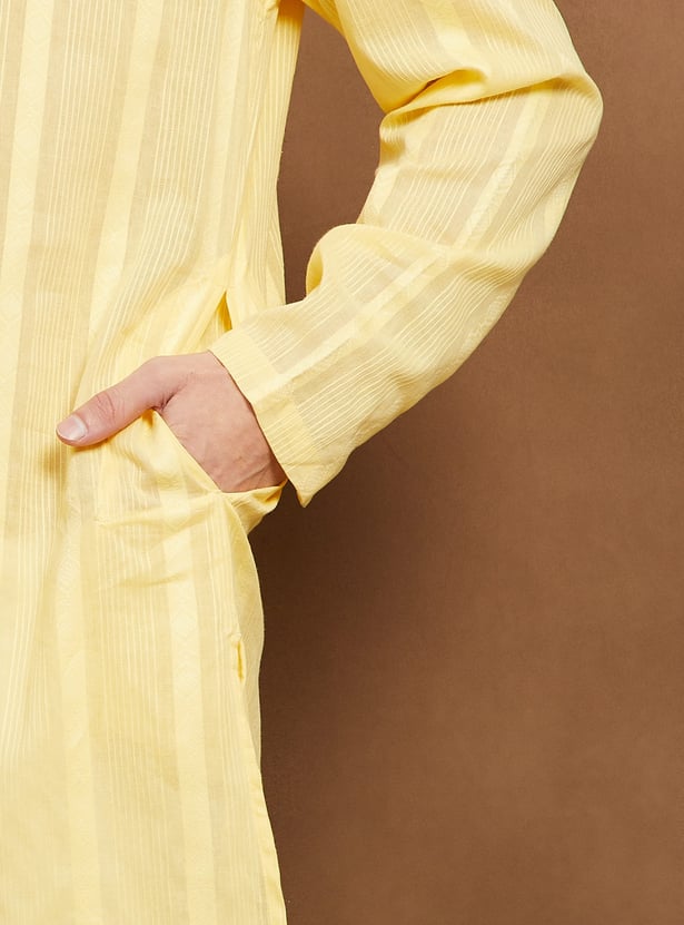 MELANGE Woven Long Kurta