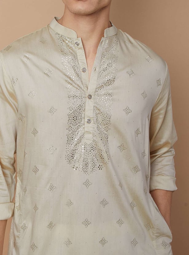 MELANGE Embellished Long Kurta