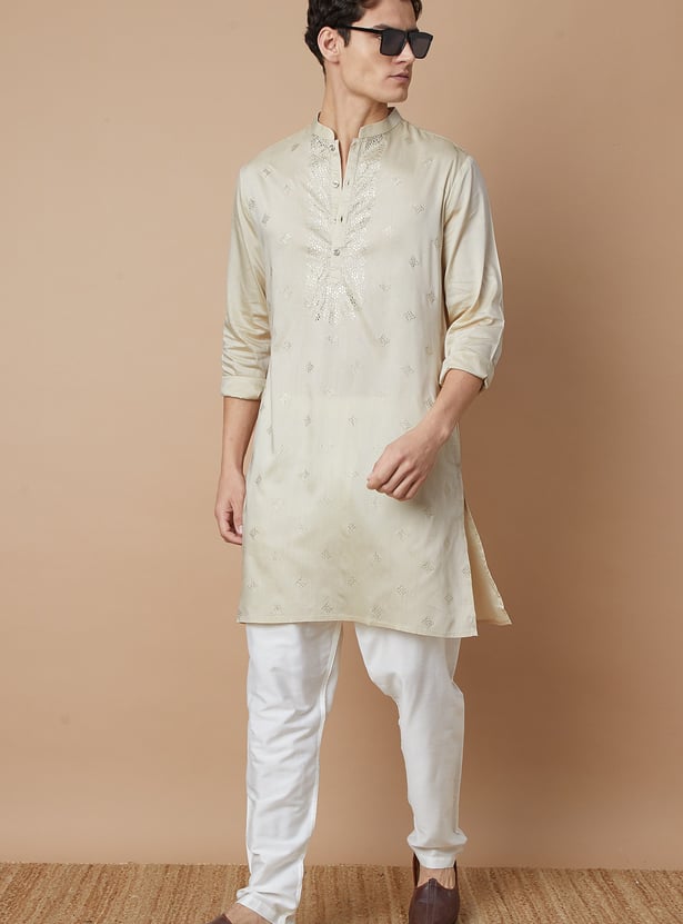 MELANGE Embellished Long Kurta
